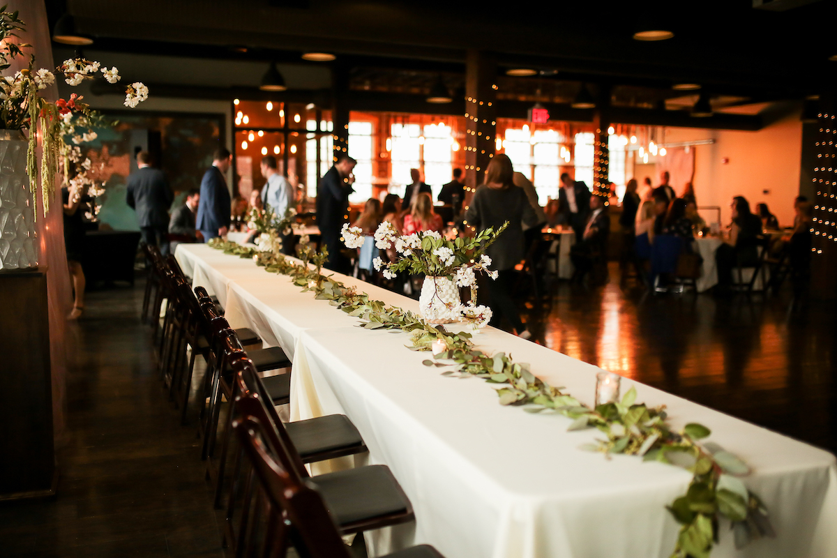 Tinker House head table wedding