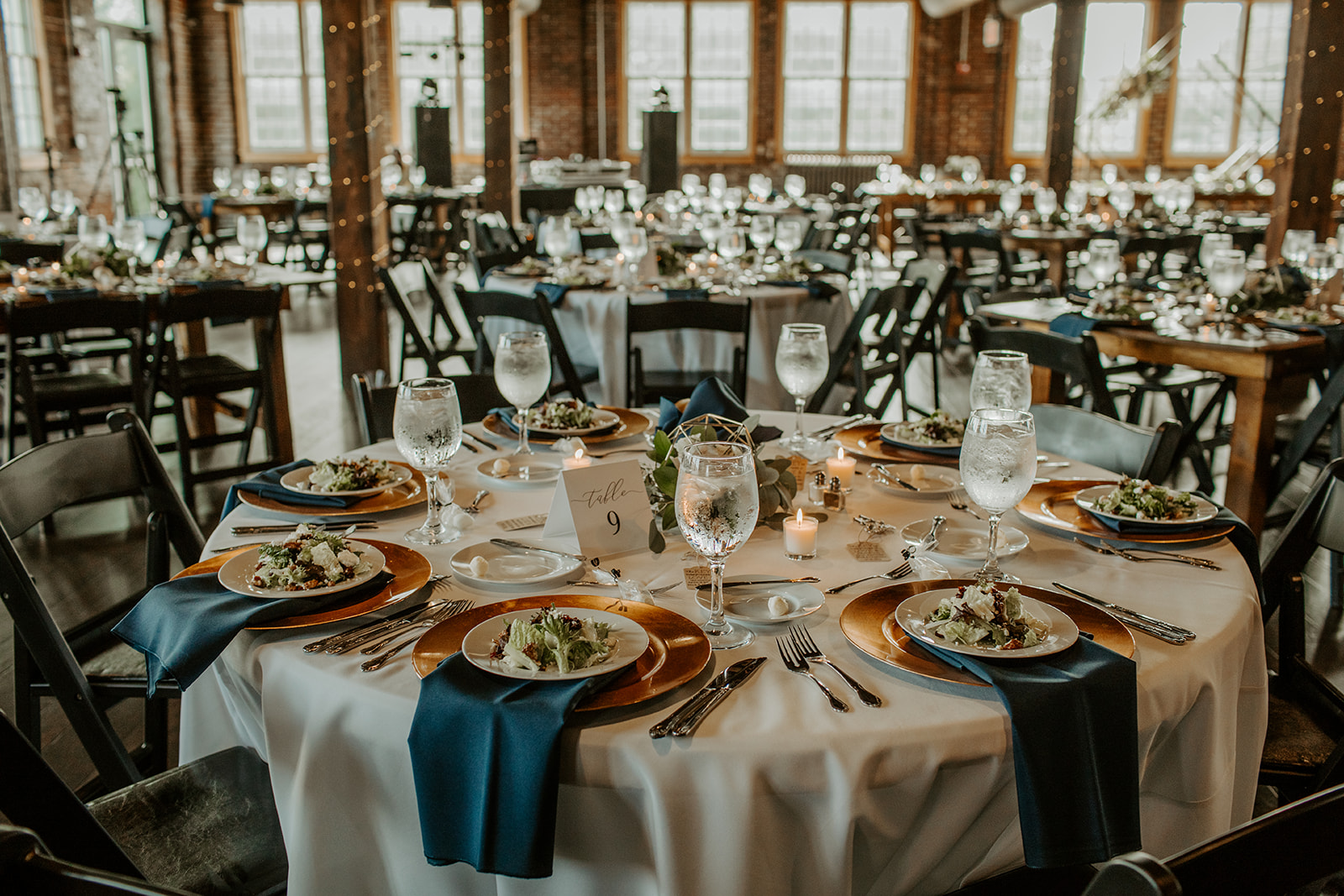 Tinker House Wedding Reception Tables Photographer - Kristen Marie Adams Photography Videographer - Toast - Florist - South House DJ/Band - Rat Pak Caterer - Jacquie's Dessert - Little Miss Cupcakes