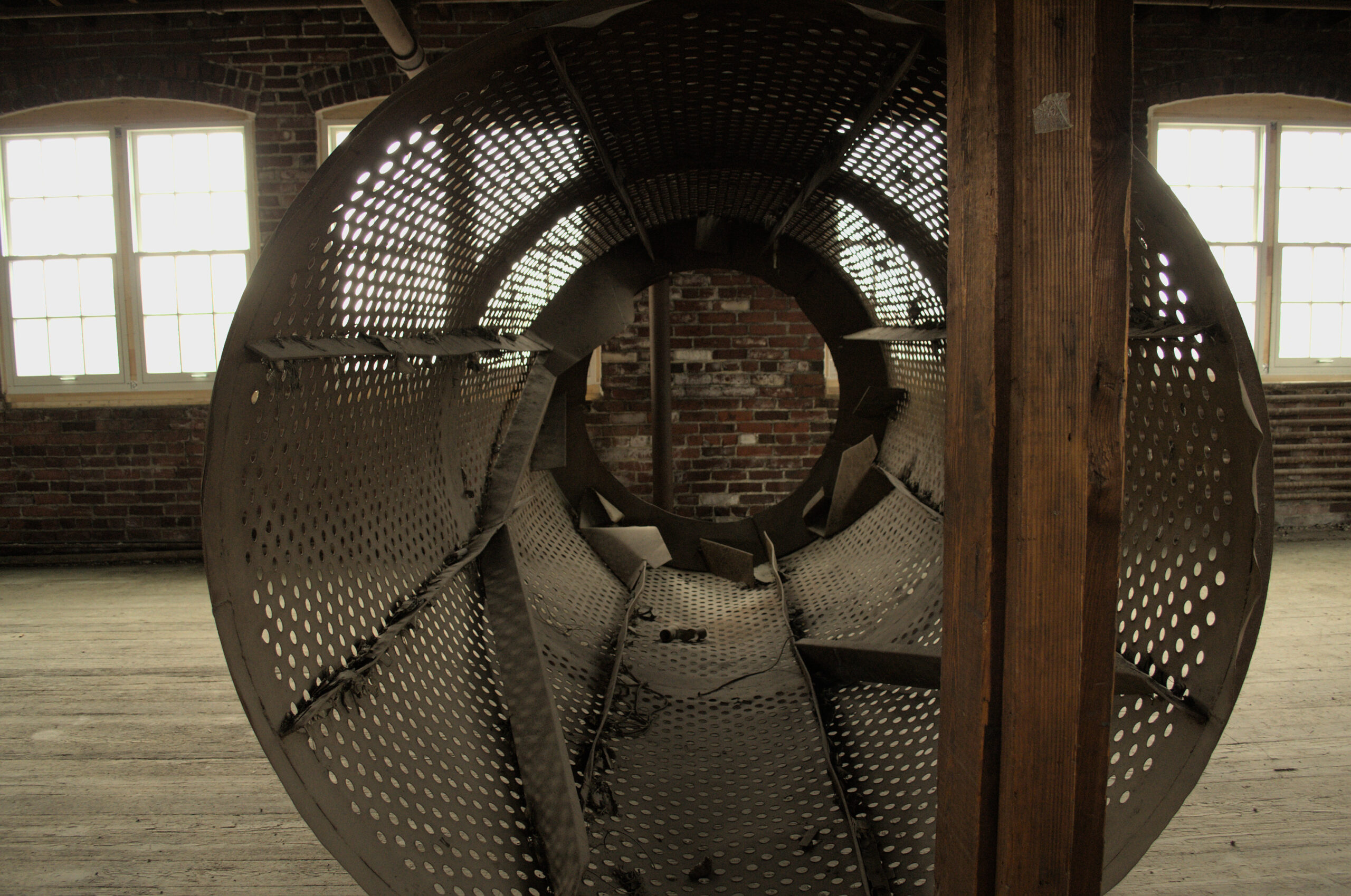 Tinker House building barrel drum repurpose