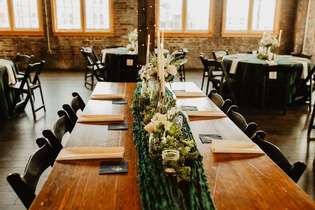 Second-floor event space at Tinker House